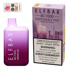 ELF BAR 1000 - GRAPE ICE (2ML/20MG)