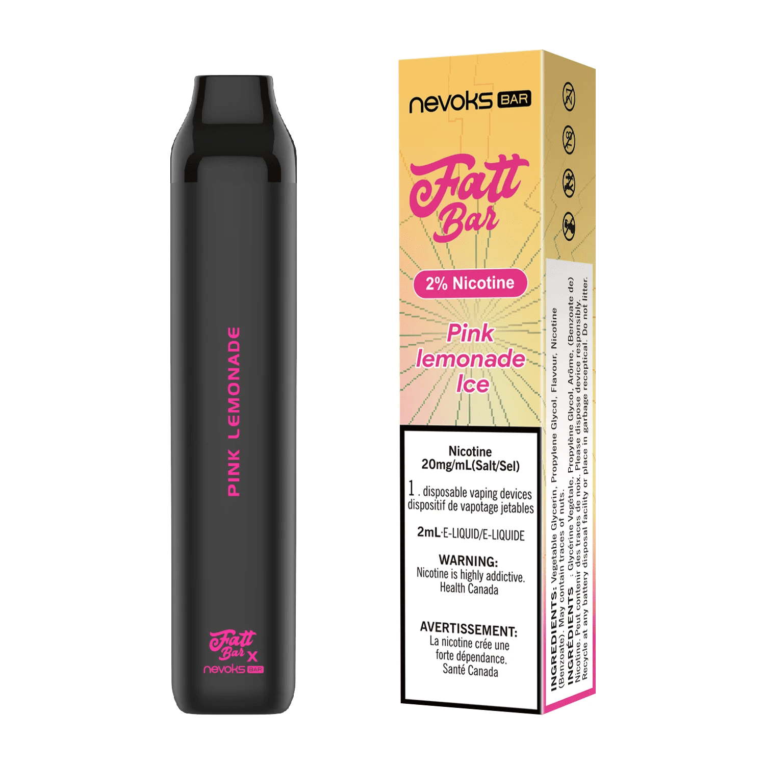 FATT BAR - PINK LEMONADE ICE (2ML/20MG)