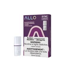 ALLO SYNC POD - BLACKCURRANT LYCHEE BERRIES (3X2ML/20MG)