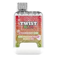 TWIST BAR STRAWBERRY KIWI/KIWI PASSION FRUIT GUAVA ICE (2ML/20MG)
