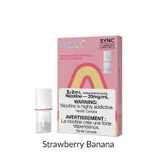 ALLO SYNC POD - STRAWBERRY BANANA (3X2ML/20MG)