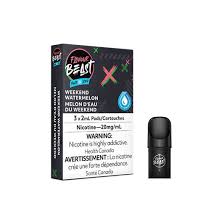 FLAVOUR BEAST PODS - WEEKEND WATERMELON (3X2ML/20MG)
