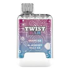 TWIST BAR GRAPE ICE/ BLUEBERRY RAZZ ICE (2ML/20MG)