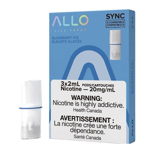 ALLO SYNC POD - BLUEBERRY ICE (3X2ML/20MG)