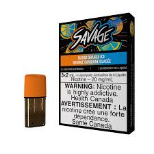 SAVAGE POD - GRAPE APPLE ICE (3/2ML/20MG)