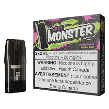STLTH MONSTER POD - GREEN GRAPE (2/2ML/20MG)