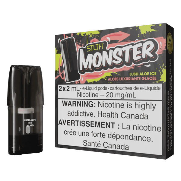 STLTH MONSTER POD - LUSH ALOE ICE (2/2ML/20MG)
