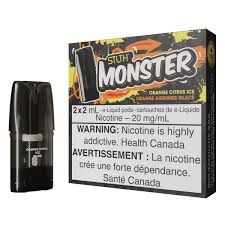 STLTH MONSTER POD - ORANGE CITRUS ICE (2/2ML/20MG)
