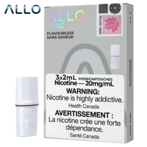 ALLO SYNC POD - FLAVOURLESS (3X2ML/20MG)